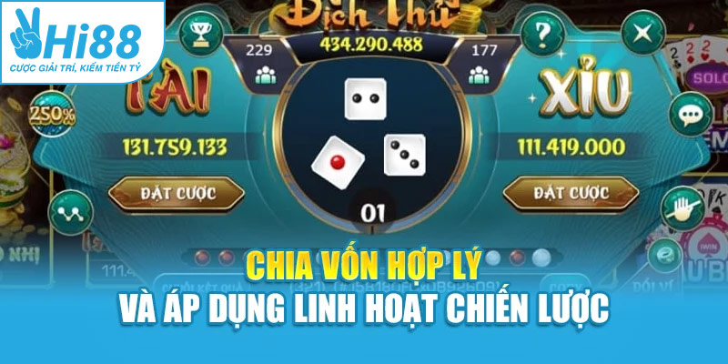 Chia vốn hợp lý và áp dụng linh hoạt chiến lược